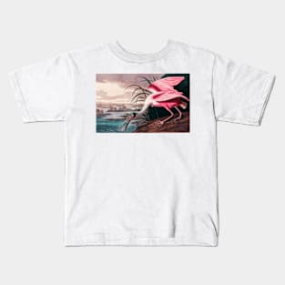 Bird of America  Bird, bird lover, america, beautiful  Public domain painting by John James Audubon Kids T-Shirt